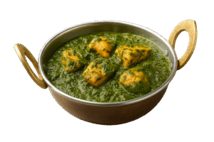 Hähnchen mit Blattspinat (Chicken Saag)