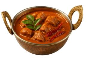 Lamm mit Kokos (Gosht Coconut)