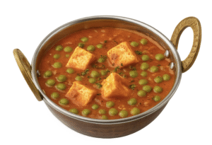 Erbsen mit Rahmkäse (Mattar Panir)